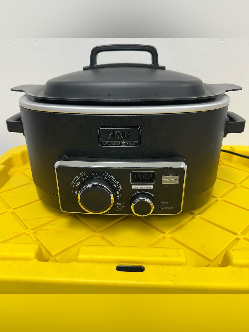 NINJA 3 in 1 Cooking System MC700 Slow Cooker Roaster Baker 6 Quart